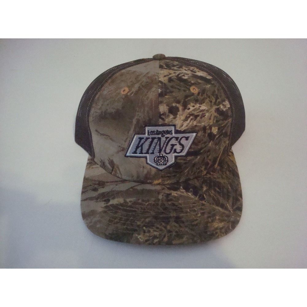 LOS ANGELES KINGS REALTREE CAMO Y2K 00s HAT CAP VINTAGE DEADSTOCK P1